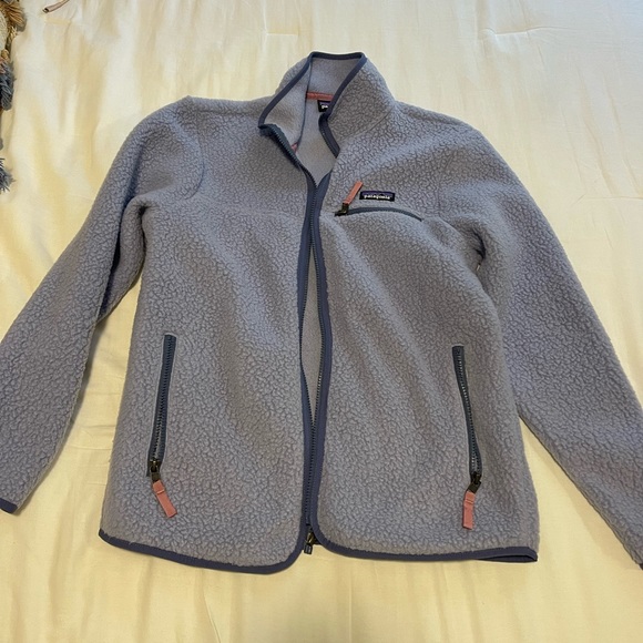 Purple Patagonia Zip Up Jacket - Picture 1 of 4